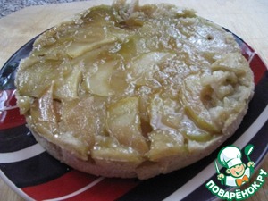 Рецепт Постный яблочно-карамельный пирог