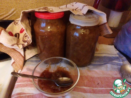 Варенье из яблок и киви