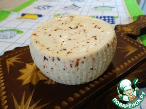 Рецепт Домашний сыр с паприкой и тмином