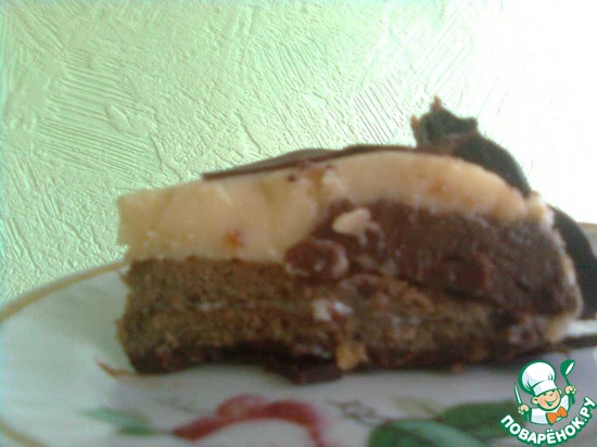 Чиз-Кейк "Два шоколада" в разрезе )))