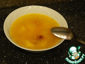 Рецепт Гороховый суп с копченой колбасой