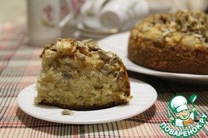 Рецепт Яблочный пирог с семечками