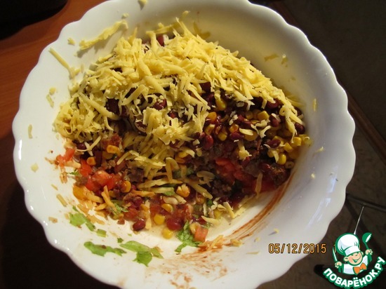 МЕКСИКАНСКИЙ СЛОЕНЫЙ САЛАТ