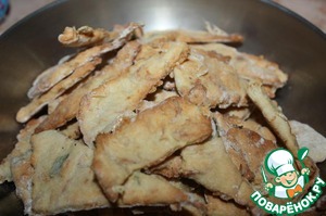 Рецепт Несладкое печенье с сушеными креветками