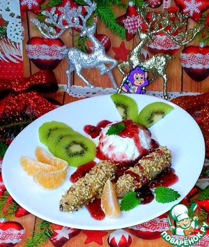 Рецепт Запеченные бананы с индийскими орехами