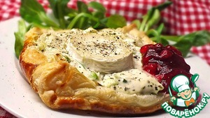 Рецепт Тарталетки с козьим сыром и клюквой