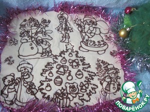 Рецепт Новогодняя шоколадка