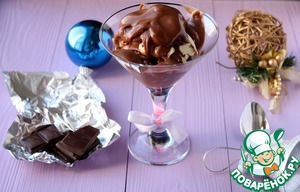 Рецепт Шоколадно-зефирное мороженое