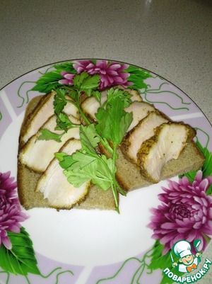 Рецепт Сало горячего копчения