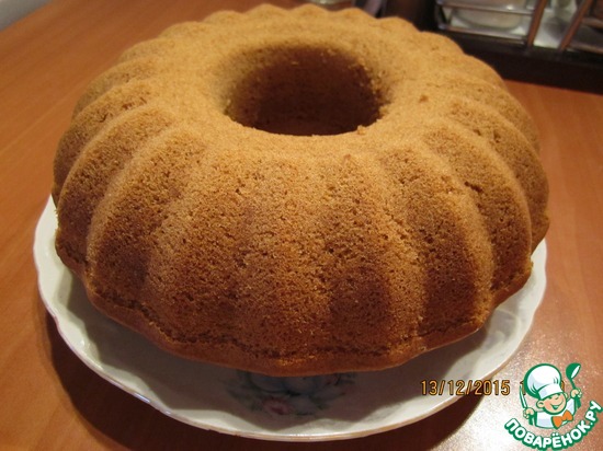 Вид сбоку кекса "ОБЛАЧКО"