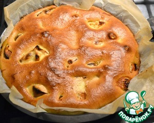 Янтарный яблочный пирог Татьяны Толстой пошаговый рецепт с фото