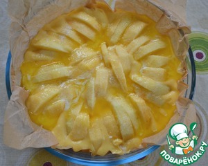 Итальянский пирог с яблоками, деревенский рецепт