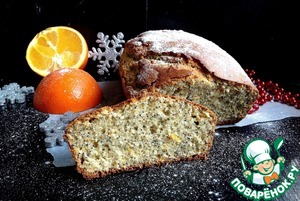 Рецепт Апельсиновый кекс с маком