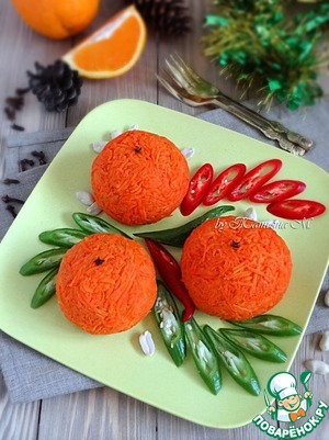 Рецепт Салат-закуска "Апельсин"
