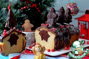 Рецепт Рождественский кекс с сюрпризом