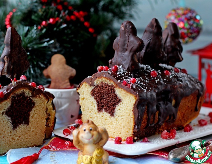 Рождественский пряный шоколадный кекс: рецепт с фото и пошаговым описанием