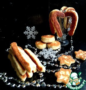Рецепт Жареное печенье "Новогоднее"