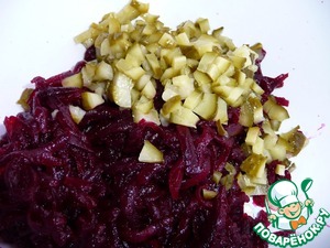 Салат из свеклы и маринованных огурцов — рецепт с фото пошагово