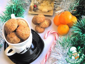 Рецепт Рождественское печенье "Орех и Перец"