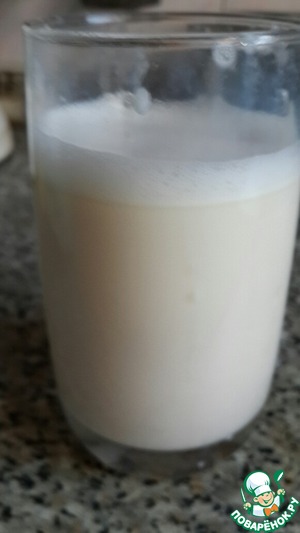 Рецепт Молочный горячий гоголь-моголь