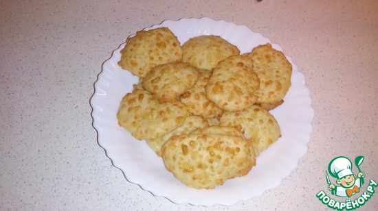 Сырное хрустящее печенье