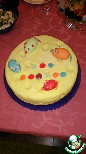 Торт "Воздушный сникерс"