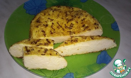 Запеченный творожный сыр