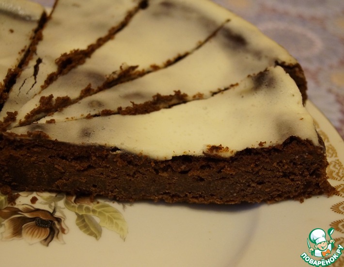 Рецепт: Французский шоколадный пирог