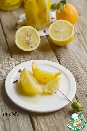 Рецепт Маринованные лимоны с лавандой