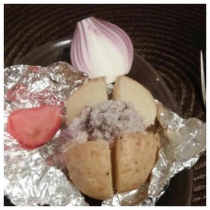 Рецепт Картошка с селедочным соусом