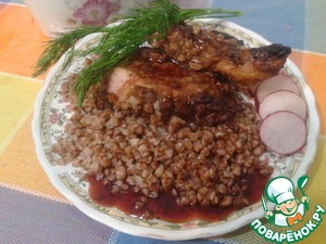 Рецепт Антрекот из свинины под винным соусом