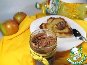 Рецепт Блинчики с шоколадно-ореховой пастой