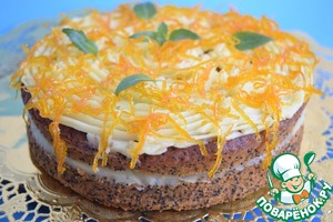 Рецепт Апельсиново-маковый торт