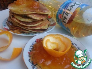Рецепт Ароматные оладьи с соусом "Апельсиновый Рай"