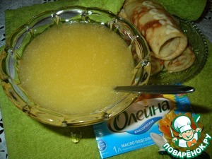 Рецепт Сливочно-лимонный соус к блинчикам и оладьям