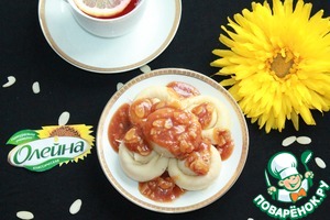 Рецепт Блинчики с медово-карамельным соусом