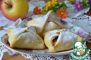 Рецепт Тыквенные пирожки с яблоками