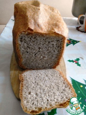 Рецепт Хлеб на закваске для хлебопечи