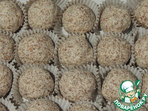 Рецепт Сладкие кокосовые шарики