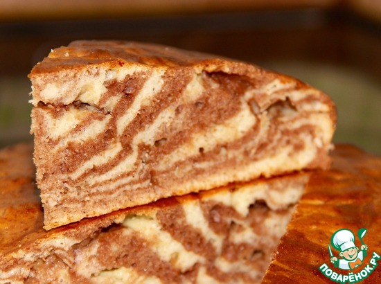 Пирог "Самая вкусная "Зебра"