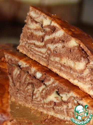 Пирог "Самая вкусная "Зебра" (2)