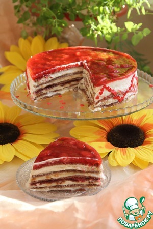 Рецепт Шоко-блинный торт для Олейны
