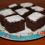 Кофейно-шоколадный пирог с черносливом