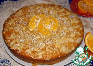 Рецепт Африканский пирог с кокосом и апельсином