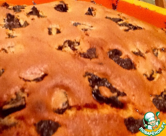 Пирог к чаю "Иринка", вид сверху