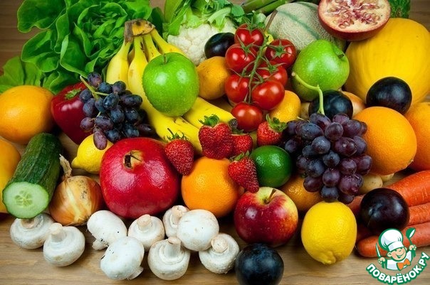 Полезные сочетания овощей и фруктов