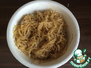 Рецепт Картошка с мясом по-корейски