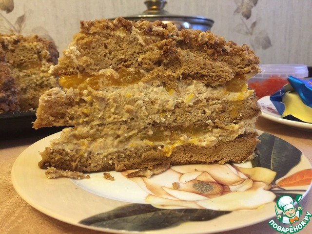 Салат «Обжорка» с печенью и солеными огурцами слоями - рецепт с фото пошагово
