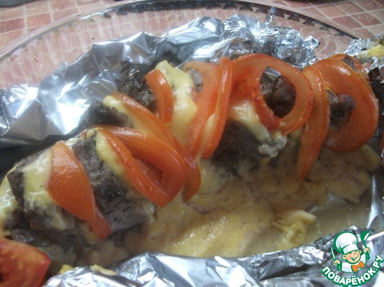 Мясная "гармошка" по рецепту Водолейка https://www.povarenok.ru/recipes/show/45962/