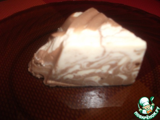 Желейная "Зебра" по рецепту Natalia Ok https://www.povarenok.ru/recipes/show/84288/